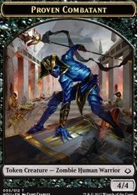 Proven Combatant // Cat Double-Sided Token [Hour of Devastation Tokens] - The Mythic Store | 24h Order Processing