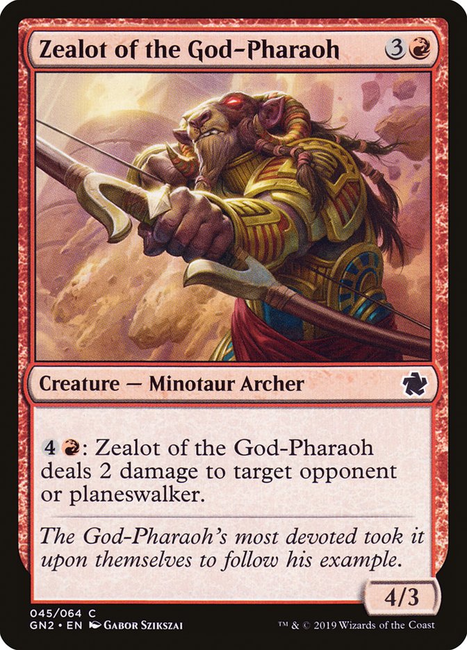 Zealot of the God-Pharaoh [Game Night 2019] - The Mythic Store | 24h Order Processing