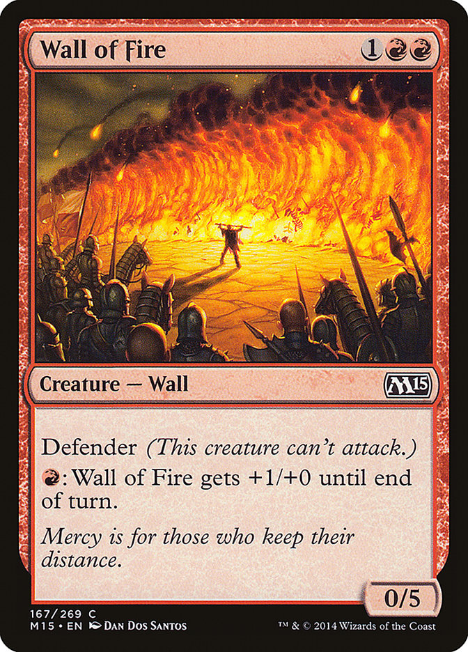 Wall of Fire [Magic 2015] - The Mythic Store | 24h Order Processing