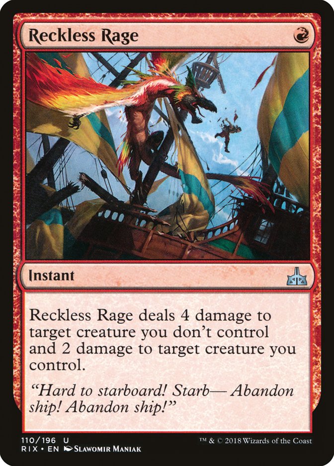 Reckless Rage [Rivals of Ixalan] - The Mythic Store | 24h Order Processing