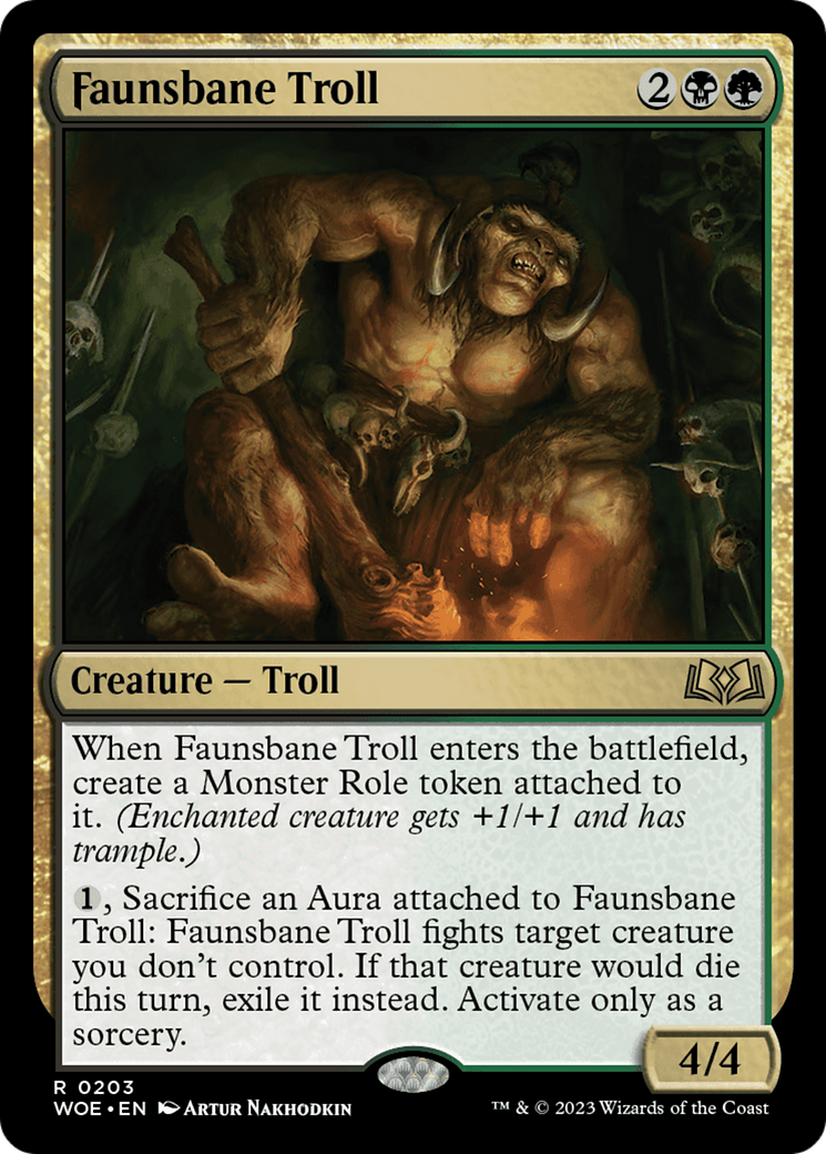 Faunsbane Troll [Wilds of Eldraine] - The Mythic Store | 24h Order Processing