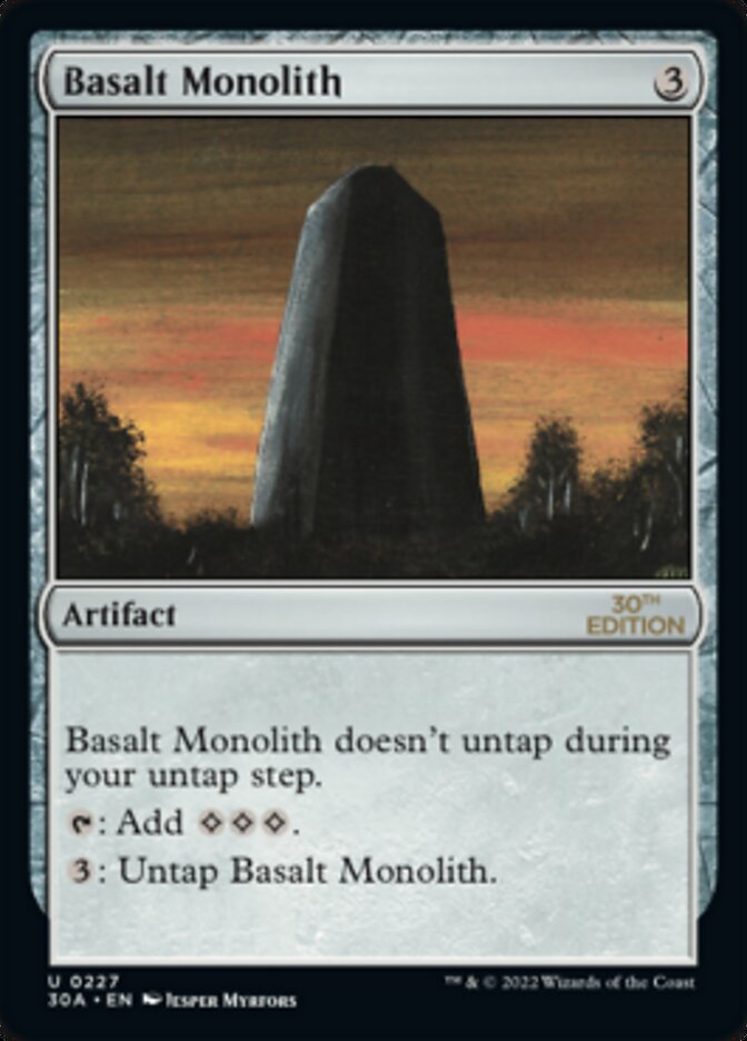 Basalt Monolith [30th Anniversary Edition] - The Mythic Store | 24h Order Processing