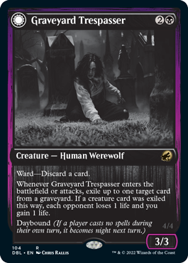 Graveyard Trespasser // Graveyard Glutton [Innistrad: Double Feature] - The Mythic Store | 24h Order Processing