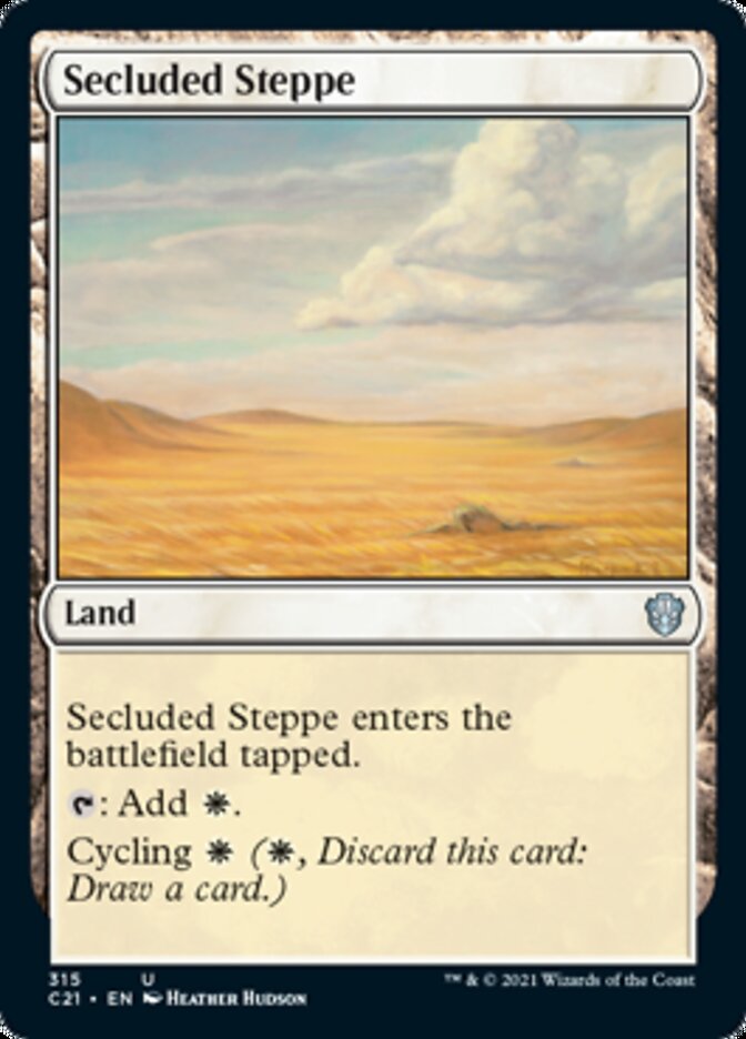 Secluded Steppe [Commander 2021] - The Mythic Store | 24h Order Processing