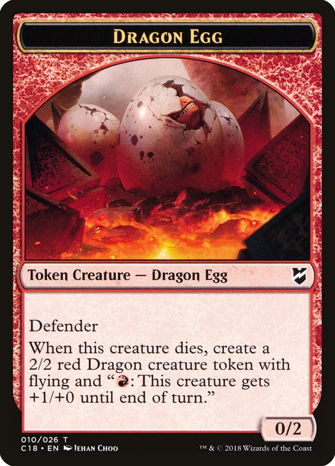 Dragon Egg Token [Commander 2018 Tokens] - The Mythic Store | 24h Order Processing