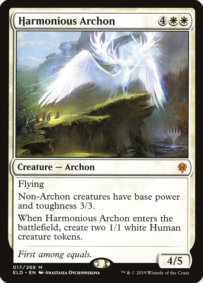 Harmonious Archon (Promo Pack) [Throne of Eldraine Promos] - The Mythic Store | 24h Order Processing