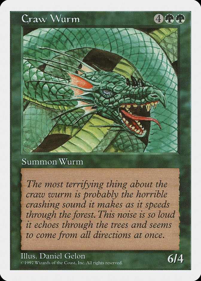 Craw Wurm [Fifth Edition] - The Mythic Store | 24h Order Processing