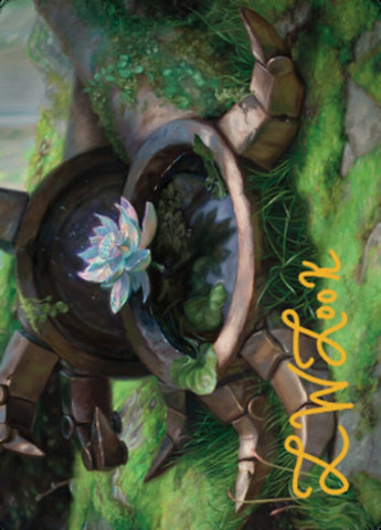 Timeless Lotus Art Card (Gold-Stamped Signature) [Dominaria United Art Series] - The Mythic Store | 24h Order Processing