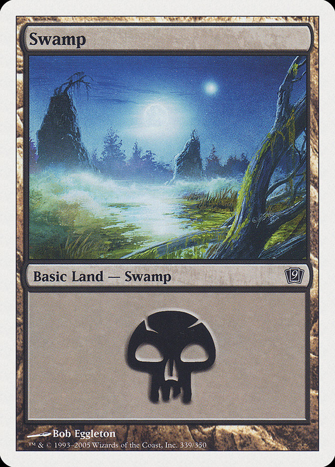 Swamp (339) [Ninth Edition] - The Mythic Store | 24h Order Processing