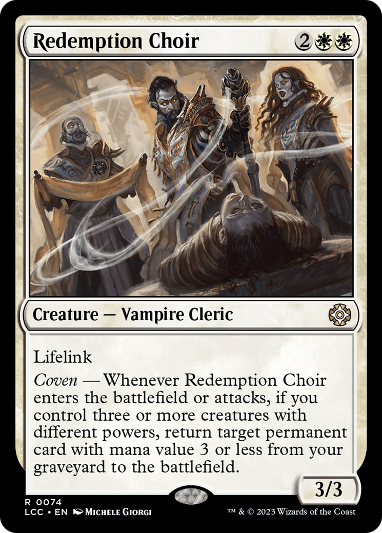 Redemption Choir [The Lost Caverns of Ixalan Commander] - The Mythic Store | 24h Order Processing