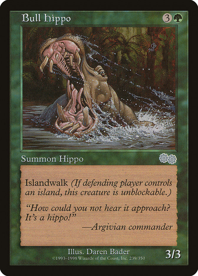 Bull Hippo [Urza's Saga] - The Mythic Store | 24h Order Processing