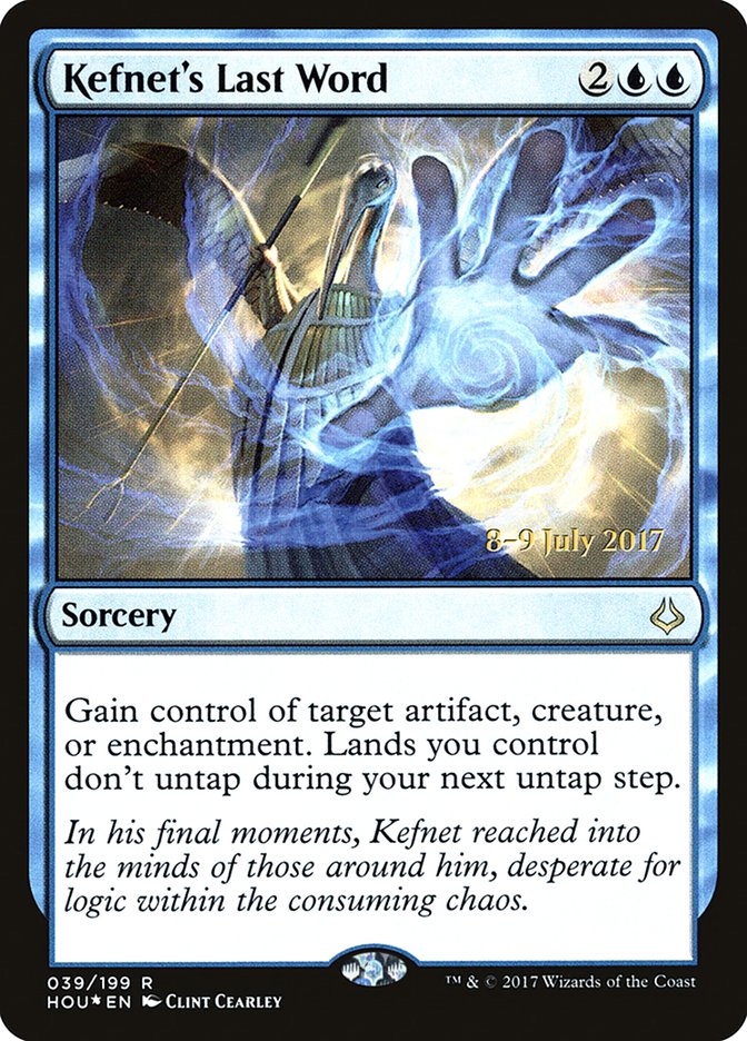 Kefnet's Last Word [Hour of Devastation Prerelease Promos] - The Mythic Store | 24h Order Processing