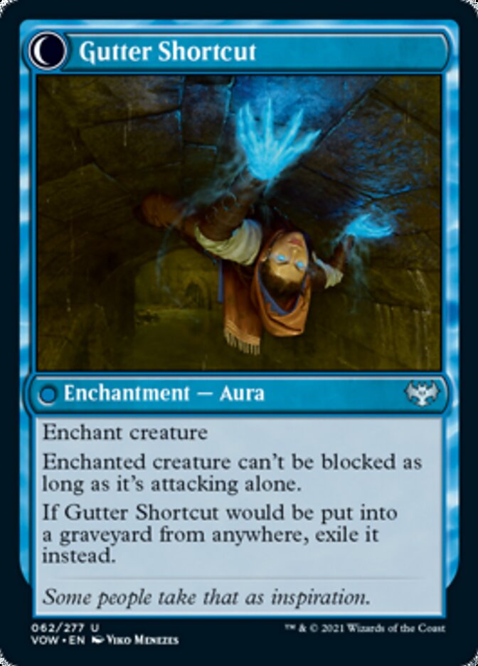 Gutter Skulker // Gutter Shortcut [Innistrad: Crimson Vow] - The Mythic Store | 24h Order Processing