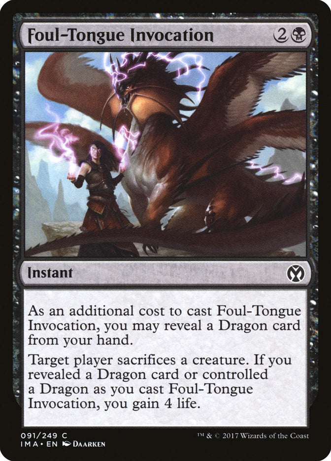 Foul-Tongue Invocation [Iconic Masters] - The Mythic Store | 24h Order Processing