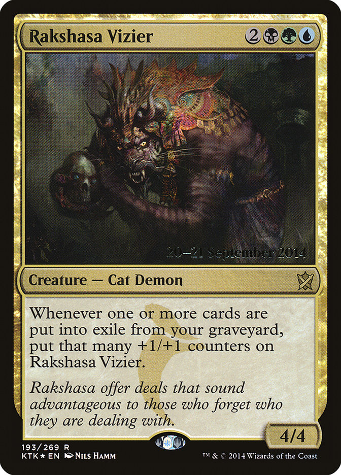 Rakshasa Vizier [Khans of Tarkir Prerelease Promos] - The Mythic Store | 24h Order Processing