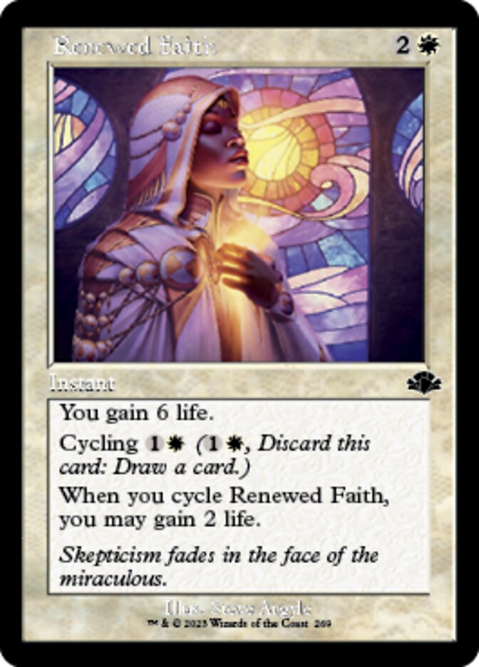 Renewed Faith (Retro) [Dominaria Remastered] - The Mythic Store | 24h Order Processing