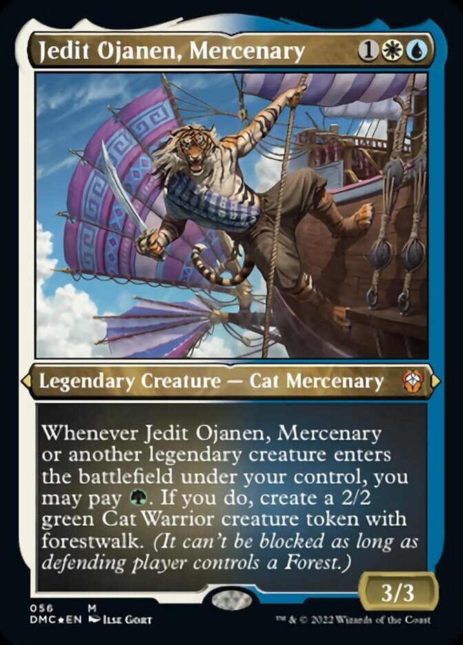 Jedit Ojanen, Mercenary (Foil Etched) [Dominaria United Commander] - The Mythic Store | 24h Order Processing