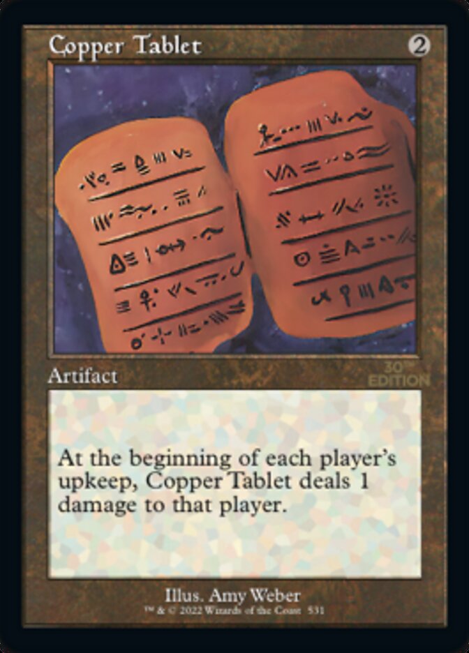 Copper Tablet (Retro) [30th Anniversary Edition] - The Mythic Store | 24h Order Processing