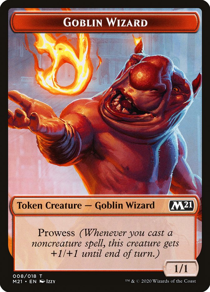 Demon // Goblin Wizard Double-Sided Token [Core Set 2021 Tokens] - The Mythic Store | 24h Order Processing