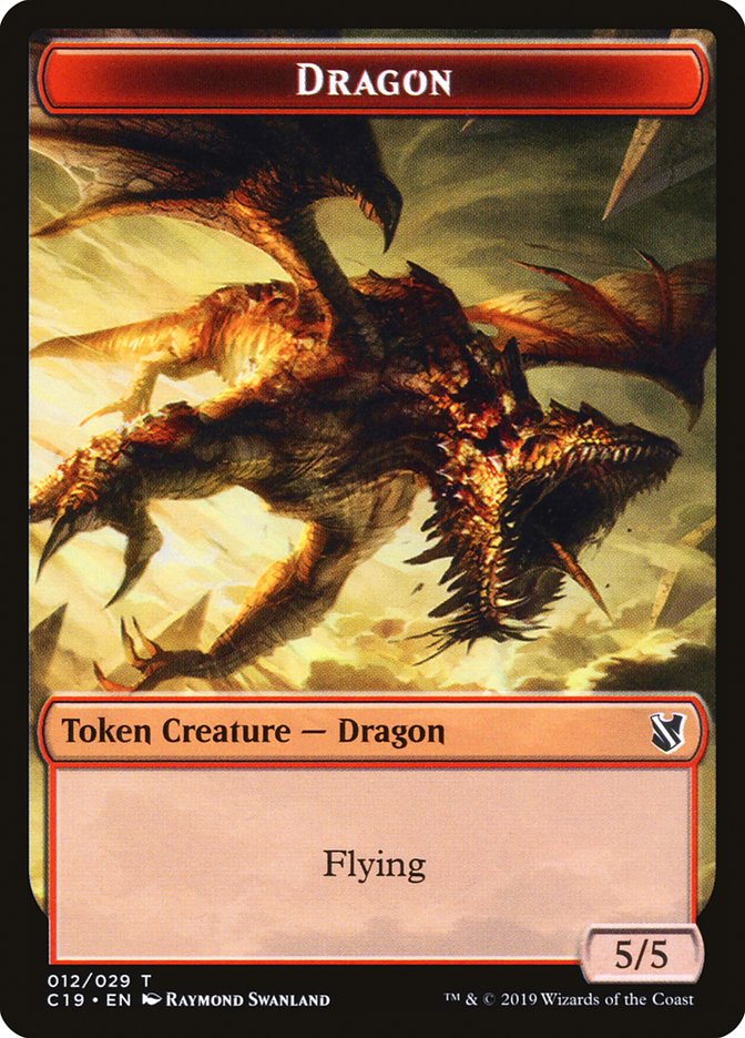 Dragon Token [Commander 2019 Tokens] - The Mythic Store | 24h Order Processing