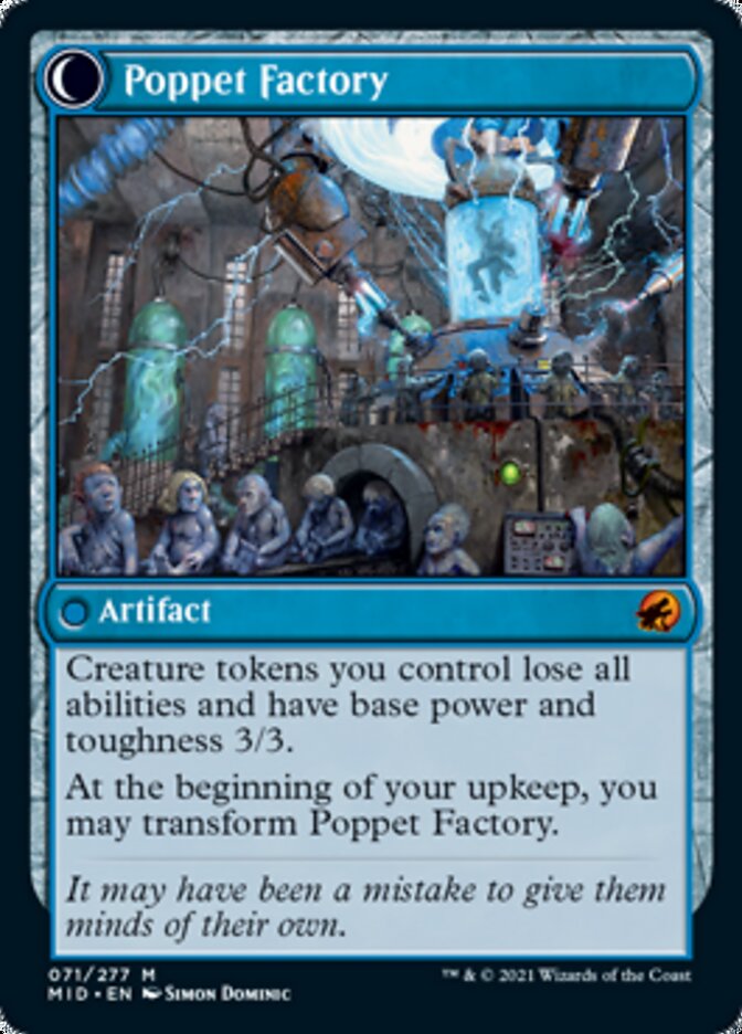 Poppet Stitcher // Poppet Factory [Innistrad: Midnight Hunt] - The Mythic Store | 24h Order Processing