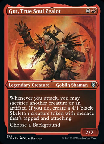 Gut, True Soul Zealot (Foil Etched) [Commander Legends: Battle for Baldur's Gate] - The Mythic Store | 24h Order Processing