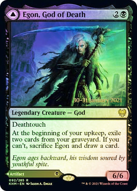 Egon, God of Death // Throne of Death [Kaldheim Prerelease Promos] - The Mythic Store | 24h Order Processing