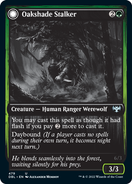 Oakshade Stalker // Moonlit Ambusher [Innistrad: Double Feature] - The Mythic Store | 24h Order Processing