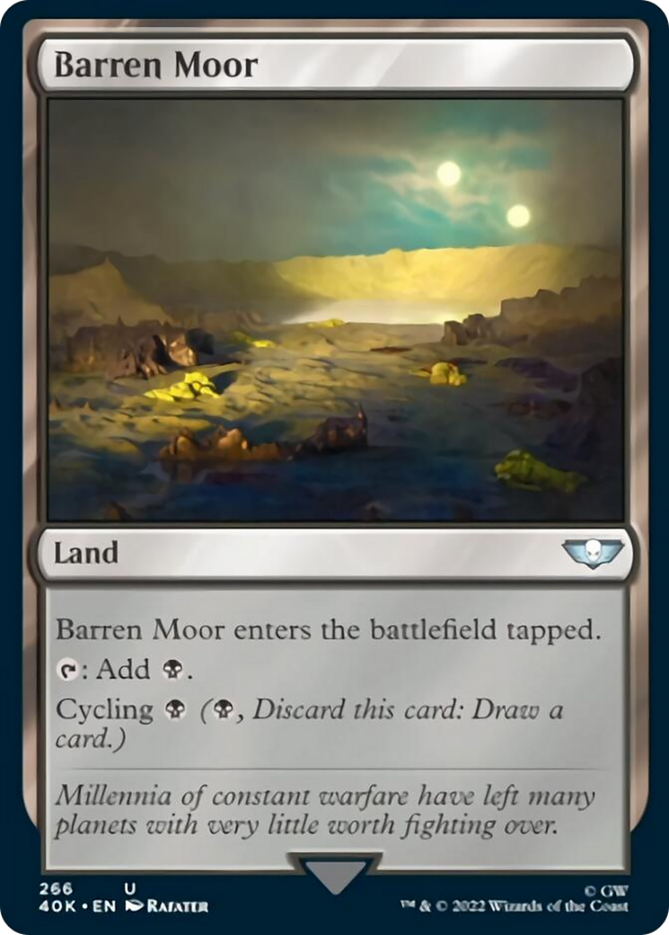 Barren Moor (Surge Foil) [Warhammer 40,000] - The Mythic Store | 24h Order Processing