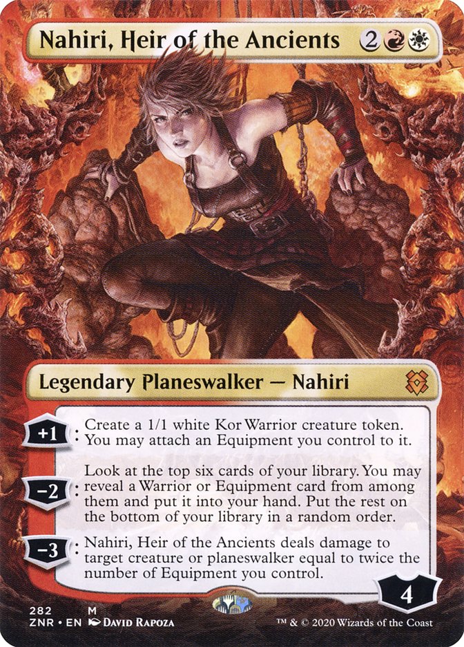 Nahiri, Heir of the Ancients (Borderless) [Zendikar Rising] - The Mythic Store | 24h Order Processing