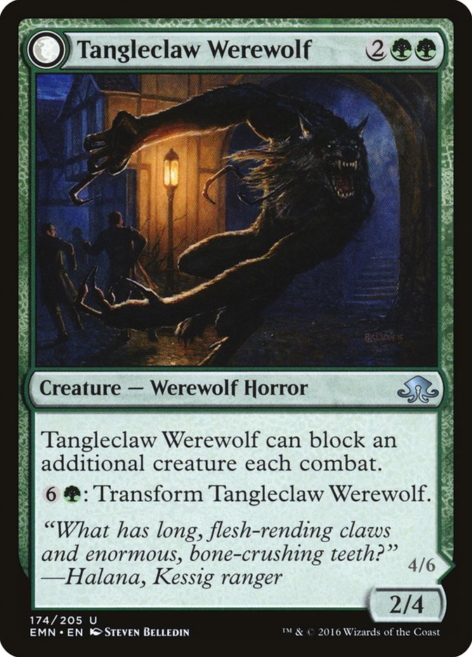 Tangleclaw Werewolf // Fibrous Entangler [Eldritch Moon] - The Mythic Store | 24h Order Processing