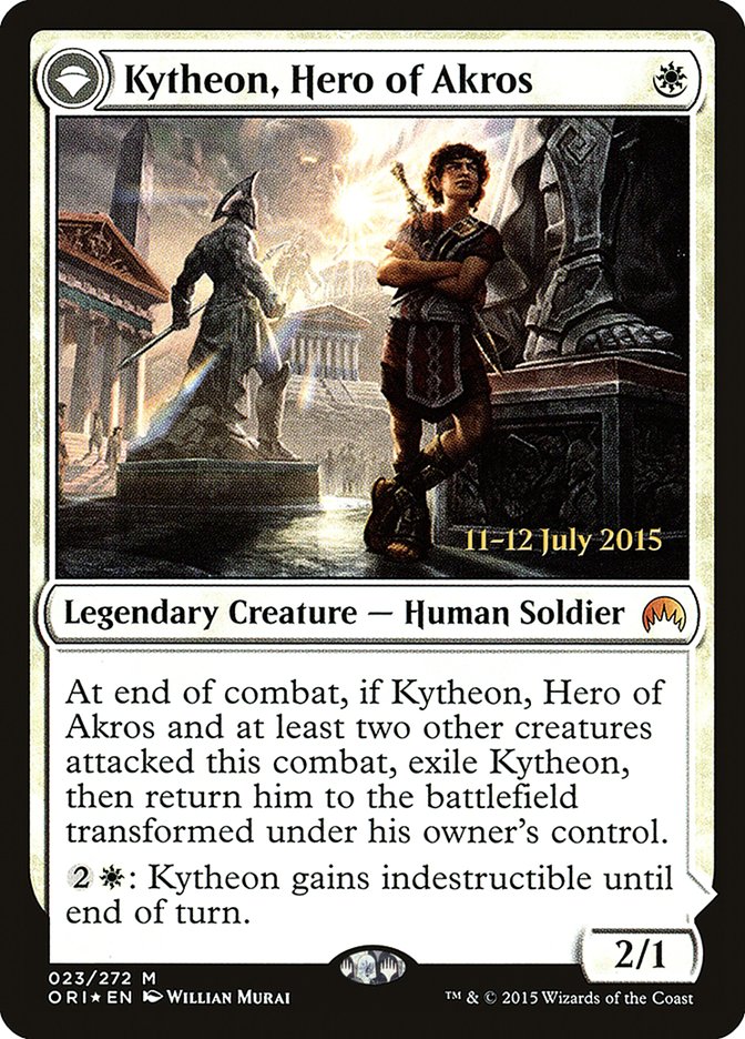 Kytheon, Hero of Akros // Gideon, Battle-Forged [Magic Origins Prerelease Promos] - The Mythic Store | 24h Order Processing