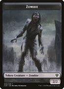 Human Soldier (003) // Zombie Double-Sided Token [Commander 2020 Tokens] - The Mythic Store | 24h Order Processing