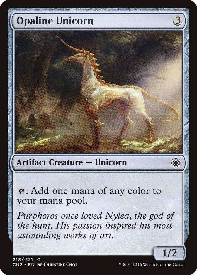 Opaline Unicorn [Conspiracy: Take the Crown] - The Mythic Store | 24h Order Processing