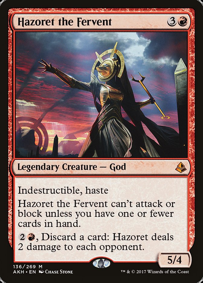 Hazoret the Fervent [Amonkhet] - The Mythic Store | 24h Order Processing