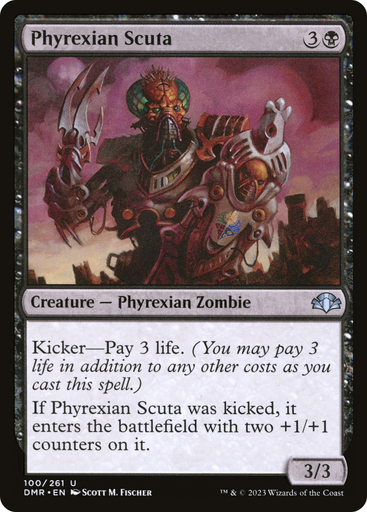 Phyrexian Scuta [Dominaria Remastered] - The Mythic Store | 24h Order Processing