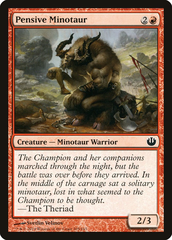 Pensive Minotaur [Journey into Nyx] - The Mythic Store | 24h Order Processing