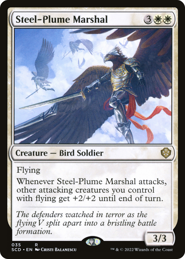 Steel-Plume Marshal [Starter Commander Decks] - The Mythic Store | 24h Order Processing