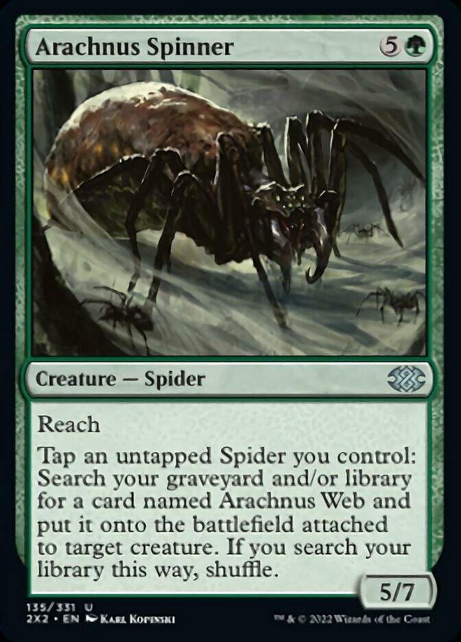 Arachnus Spinner [Double Masters 2022] - The Mythic Store | 24h Order Processing