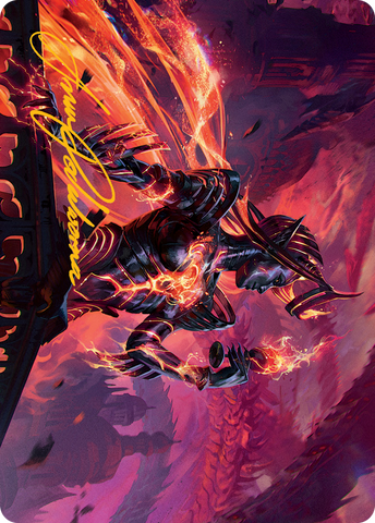 Ayara, Furnace Queen Art Card (Gold-Stamped Signature) [March of the Machine Art Series] - The Mythic Store | 24h Order Processing