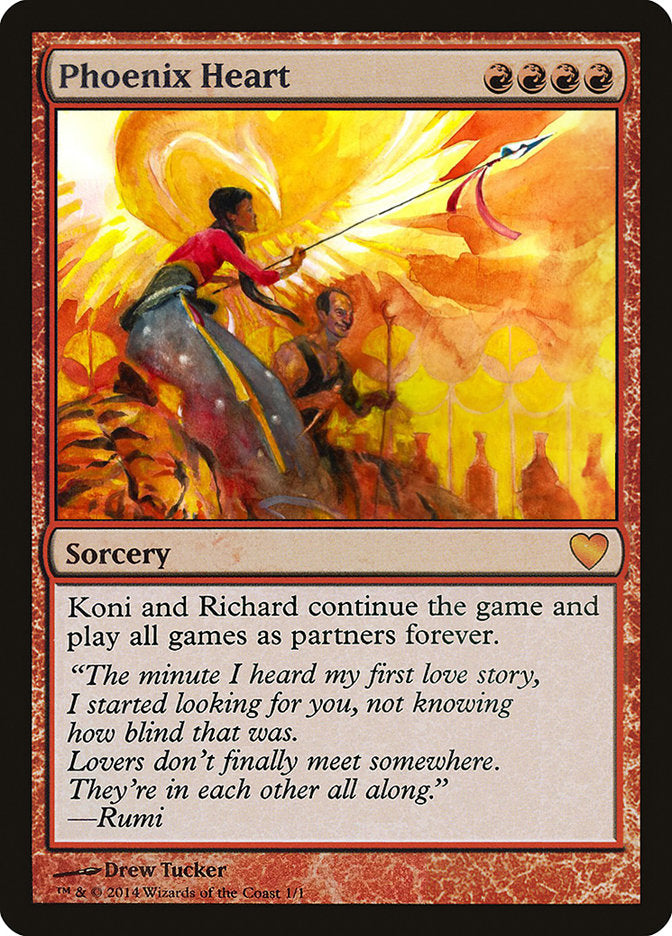 Phoenix Heart [Celebration Cards] - The Mythic Store | 24h Order Processing