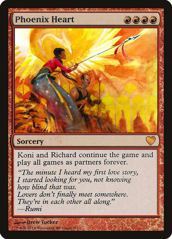 Phoenix Heart [Celebration Cards] - The Mythic Store | 24h Order Processing