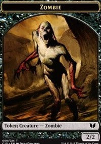 Zombie // Spirit (022) Double-Sided Token [Commander 2015 Tokens] - The Mythic Store | 24h Order Processing