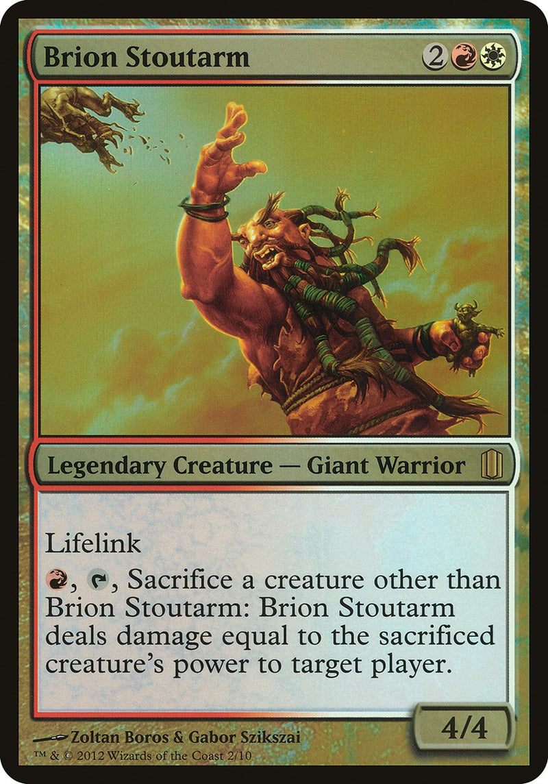 Brion Stoutarm (Oversized) [Commander's Arsenal Oversized] - The Mythic Store | 24h Order Processing