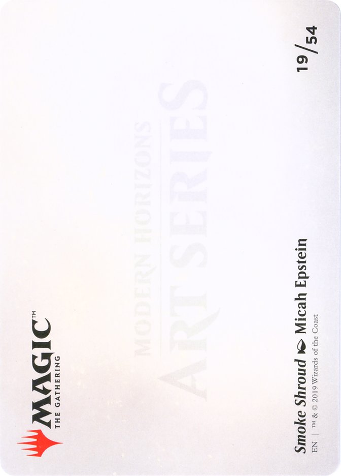 Smoke Shroud // Smoke Shroud [Modern Horizons Art Series] - The Mythic Store | 24h Order Processing