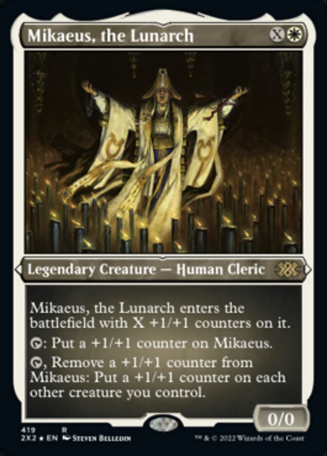 Mikaeus, the Lunarch (Foil Etched) [Double Masters 2022] - The Mythic Store | 24h Order Processing