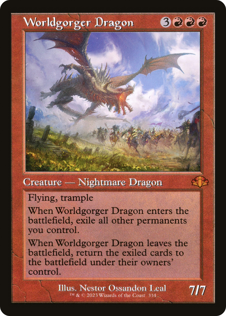 Worldgorger Dragon (Retro) [Dominaria Remastered] - The Mythic Store | 24h Order Processing