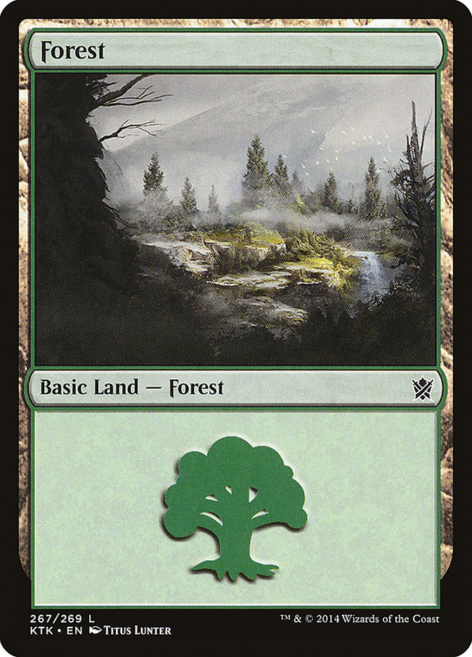 Forest (267) [Khans of Tarkir] - The Mythic Store | 24h Order Processing