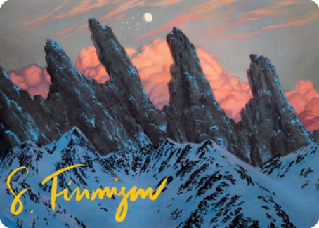 Mountain (275) Art Card (Gold-Stamped Signature) [Dungeons & Dragons: Adventures in the Forgotten Realms Art Series] - The Mythic Store | 24h Order Processing