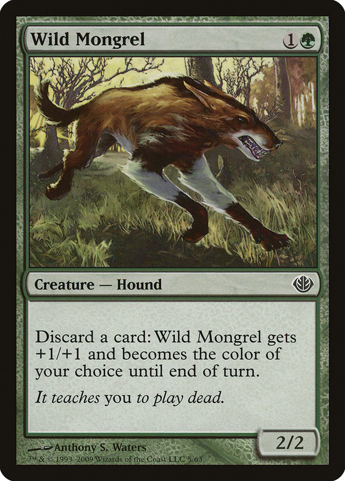 Wild Mongrel [Duel Decks: Garruk vs. Liliana] - The Mythic Store | 24h Order Processing